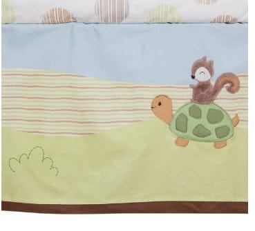 Lambs & Ivy Woodland Tales 4pc Crib Bedding Set This Nursery Baby Crib Bedding Collection Is Perfect For Any Little Boy or Girl - LAMBS&IVY-641 | Model# 582004V ebuystt