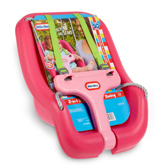 LITTLE TIKES Snug N Secure 2 In 1 Swing Magenta: is the perfect swing for babies and toddlers alike - 650727 ebuystt