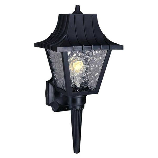 Westinghouse 1 Light Exterior Hi-Impact Polycarbonate Wall Lantern Light Fixture with Removable Tail ,66860 MES