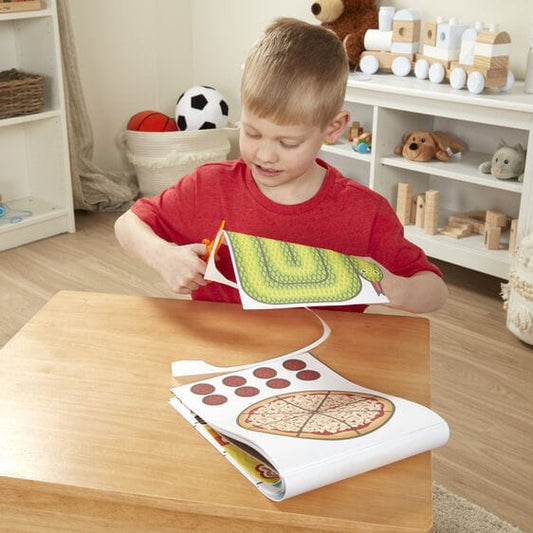 MELISSA & DOUG Activity Pad Scissor Skill: Kids love to cut with scissors--as you can see by the trail of scraps often left in their wake - 2304 ebuystt