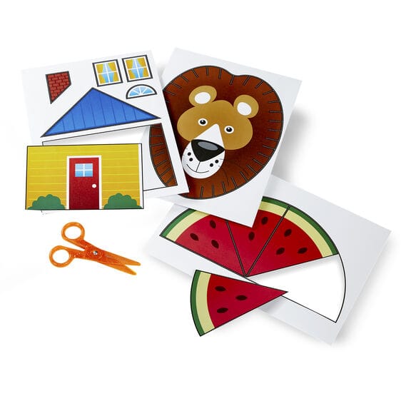 MELISSA & DOUG Activity Pad Scissor Skill: Kids love to cut with scissors--as you can see by the trail of scraps often left in their wake - 2304 ebuystt