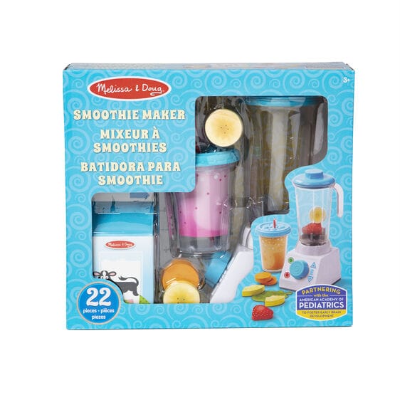 MELISSA & DOUG Smoothie Maker Blender Set: Whip up delicious playtime smoothies with this pretend play blender - M&D-9841 ebuystt