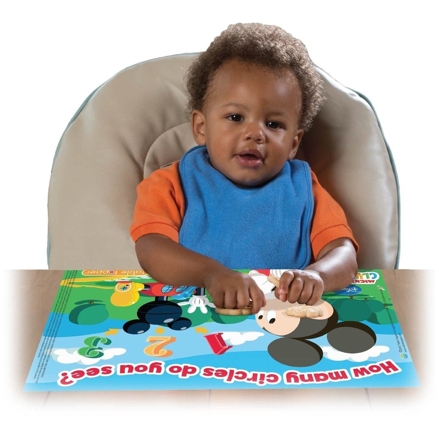 GTBW Disposable Placemat 18pc: Mickey Mouse print design that provides an entertaining touch, these BPA-free placemats feature adhesive strips for secure attachment to table surfaces -10196 ebuystt
