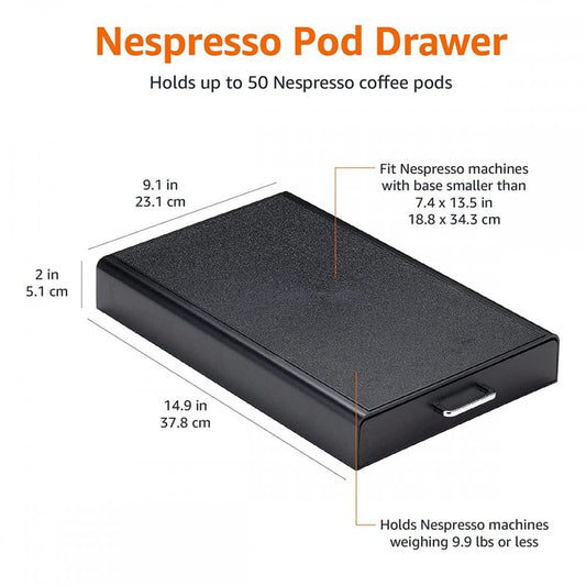 NESPRESSO ORIGINALLINE STORAGE DRAWER HOLDER FOR CAPSULES - NESC-301-KT-006-1 Pie's Variety Store
