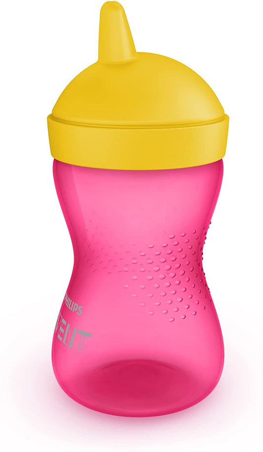 AVENT My Grippy Spout Cup 12m+: Leak-proof, for mess-free drinking The Philips Avent My Grippy spout cup has a unique valve and is leak-free - SCF803/04 ebuystt