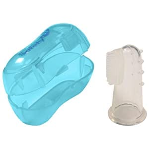 Safety 1st Fingertip Toothbrush & Case: Makes it easy to massage your baby's gums and brush those first teeth - 49924 ebuystt
