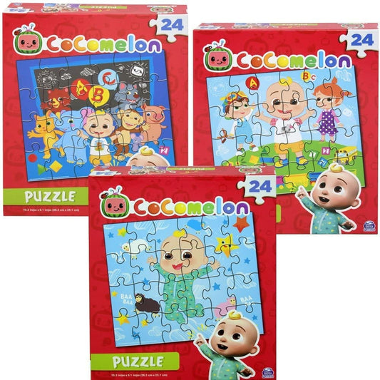 SPIN MASTER Cocomelon Puzzle 24pcs: Cocomelon fans of all ages are sure to love these puzzles, boys and girls alike - 6063749 ebuystt