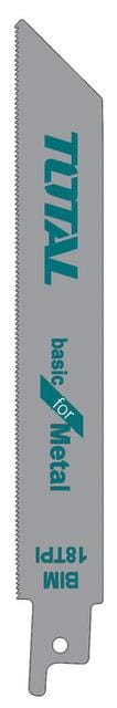 Total Blade Saw Reciprocating Metal Flexible for Metal, Bim, Side Set Milled, thin Sheet Metal (1.5-4MM) - TAC52922EF MEGA