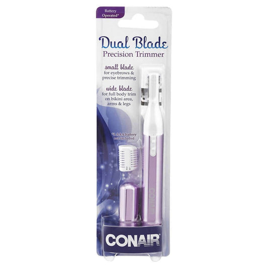 Conair Dual Blade Precision Trimmer For Women Can be use on bikini area, arms and legs Designed specifically for women - C-LT3R Pie's Variety Store