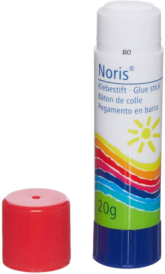 Staedtler Noris Club Large Glue Stick is multi-purpose for bonding paper, cardboard, photos, labels, fabric, plastic and many other surfaces - 960 40S1 Pie's Variety Store