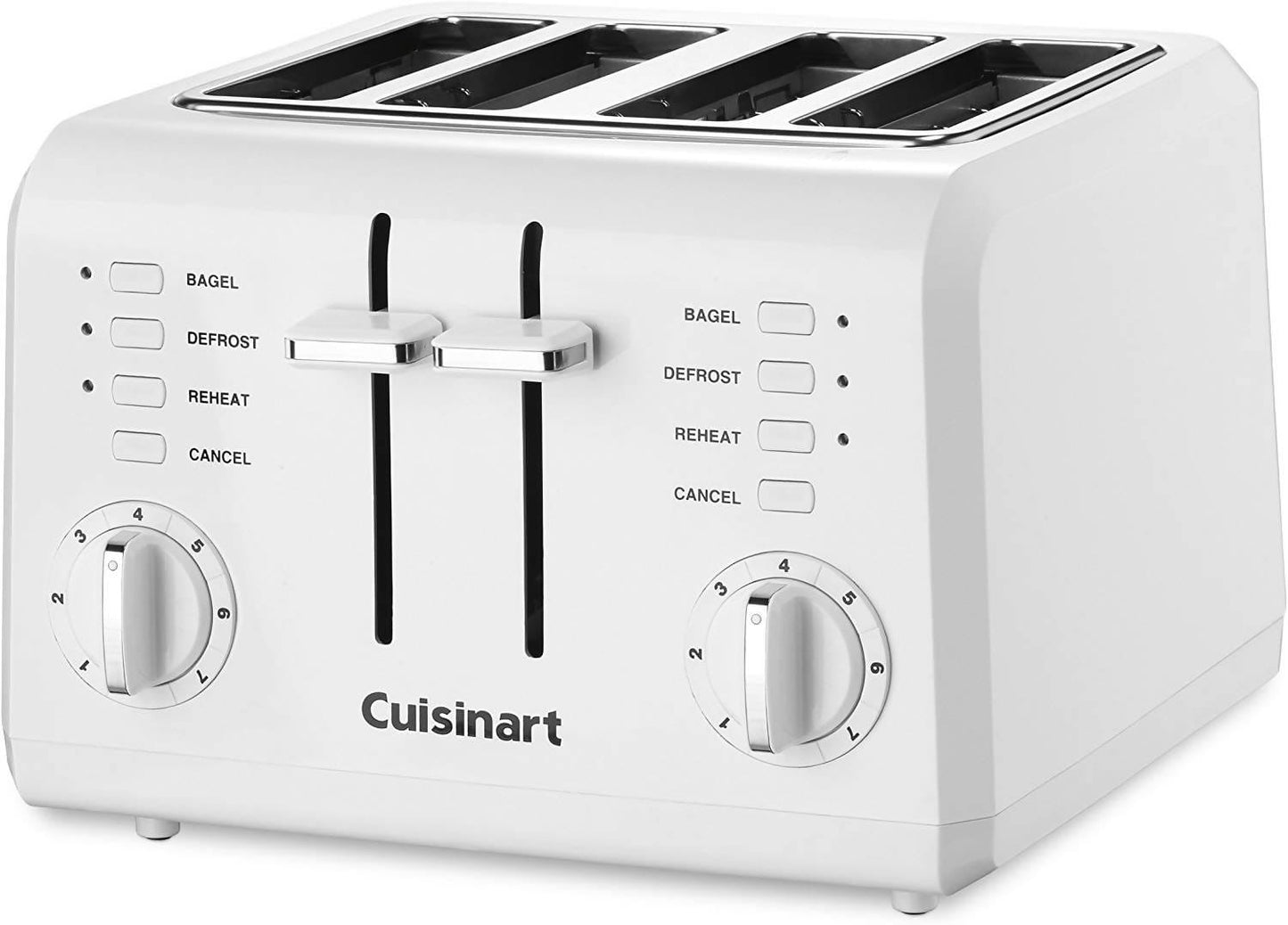 Cuisinart 4-Slice Compact Toaster (White) - CU-CPT-142 Elegant AccScents