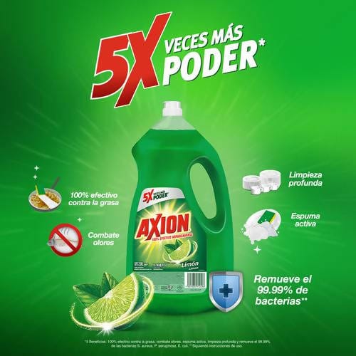 Axion Lime Liquid Dishwashing 2.8 L / 94.68 oz-204880 dayana sifontes