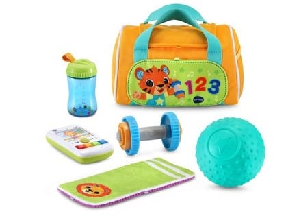 V-TECH My 1st Gym Kit: Strengthen motor skills with at-home pretend gym equipment designed for little ones - 548003 ebuystt