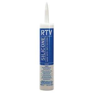 WHITE LIGHTNING RTV ALL PURPOSE SILICONE SEALANT, CLEAR, 10 OZ. - WL099110C MEGA