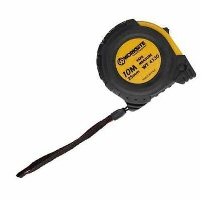 Worksite Tape Measure with Auto Locking 1"X32 FT (10mx25mm) Adjustable,Retractable, Belt Clip, Compact, HD, Measure Metric & Standard WT4130 Worksite Hand Tools