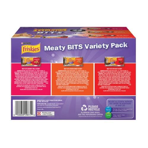 Friskies. Canned cat food: 24 Pack/16 lb/156 g / Friskies / 924838/ Purina Friskies - Adult Meal Set, Wet Cat, Assorted Pack - (24) 5.5 oz Boxes dayana sifontes