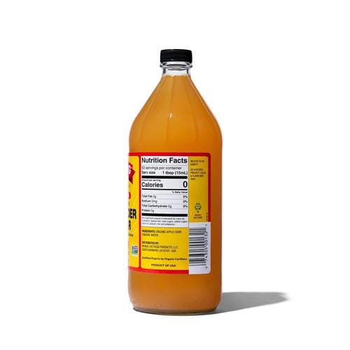Bragg Organic Apple Cider Vinegar 32 oz is unfiltered to preserve the parent enzymes created during the fermentation process-325263 Hannah's Variety Store