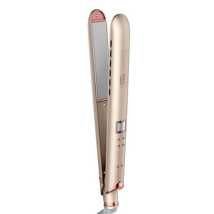 InfinitiPRO by Conair Frizz-Free 1 inch Flat Iron (Rose Gold) Flawlessly Smooth, Silky, Frizz-Free results without visiting the Salon - C-CS600