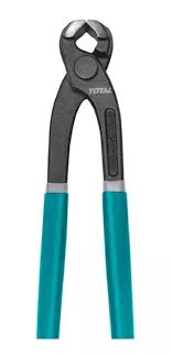 Total 8" (200mm) Rabbit Pliers, Cr-V, Black Finish and Polish With Plastic Handle. Ideal for Building Cage, Chicken Coops, Traps, DIY Projects and More - THT2881 ebuystt