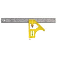 Stanley Combination Square 12" / 300 mm with Level - 17829 Mega