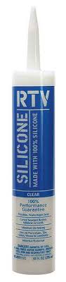 WHITE LIGHTNING RTV ALL PURPOSE SILICONE SEALANT, CLEAR, 10 OZ. - WL099110C MEGA