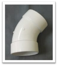 PVC ELBOW DWV 45 Degree (BEND) MEGA