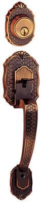 RAIDER Zinc Alloy Handle Lockset 7071 Antique Copper (AC) for Office or Front Door MEGA