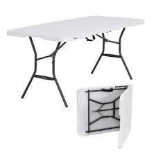 Lifetime Fold In Half Light Commercial Table, 8 Feet, White Granite Designed for Indoor and Outdoor use- 807322 dayana sifontes