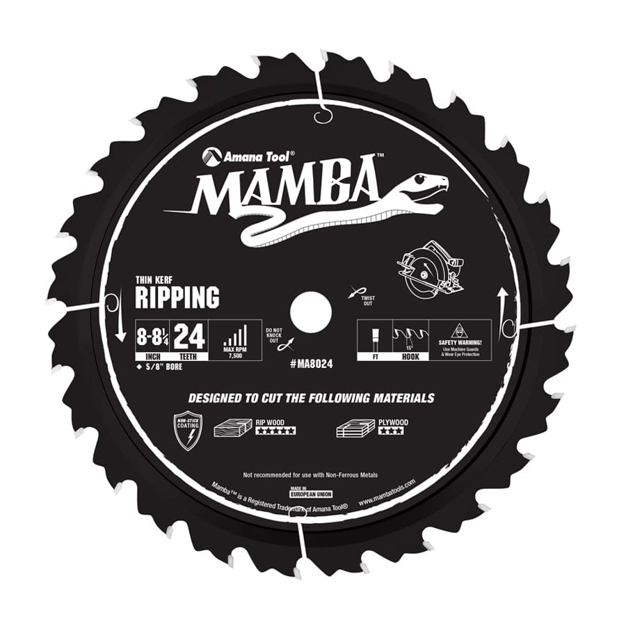 MAMBA SAW BLADE (AMANA TOOLS) #MA8024 MEGA