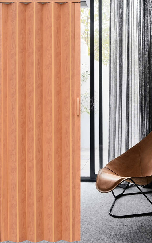 Mega Luxe PVC Accordion Folding Door, suitable for any room in your home or office, Unique Design Saves Space:- Fits opening of 36-inches wide by 80-inches high Mega