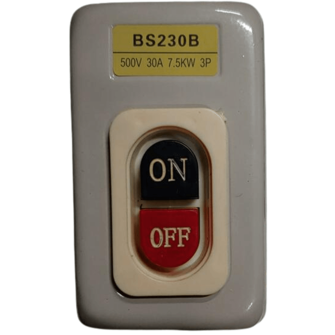 Brown Usa Push Button switch A push button switch is a mechanical device used to control an electrical circuit in which the operator manually presses a button to actuate an internal switching mechanism-BREL0057 Hannah's Variety Store