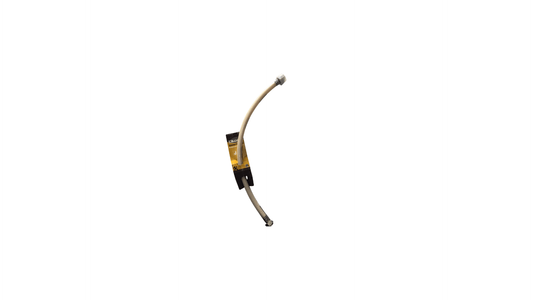 Brown's Ball Cok Nut 1/2 in. compression inlet x 7/8 in. ballcock nut outlet, flexible braided polymer water connector, corrosion resistant MEGA