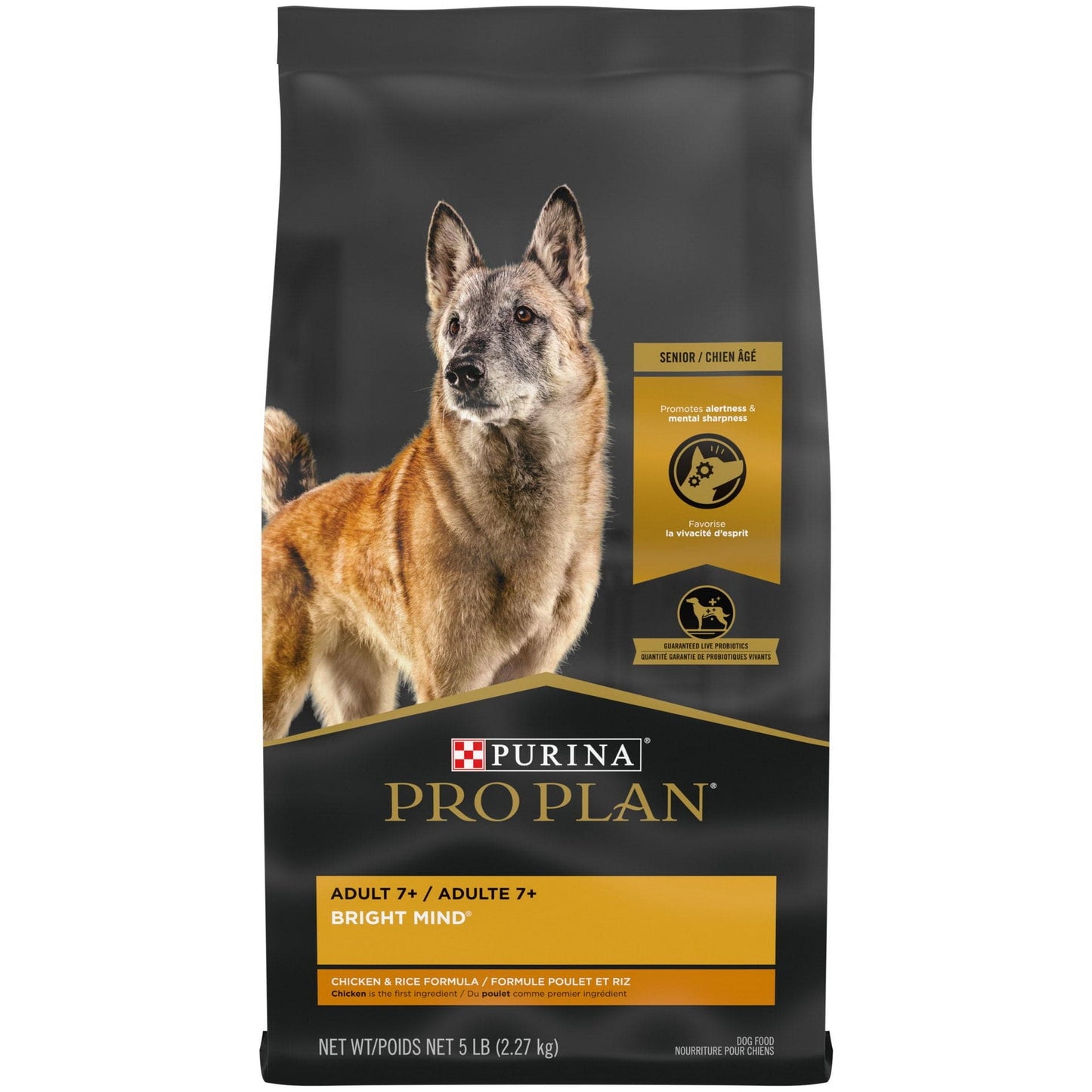 Purina Pro Plan Adult 7+Bright Mind Chicken & Rice Formula 16lbs - 03810017085 Pie's Variety Store