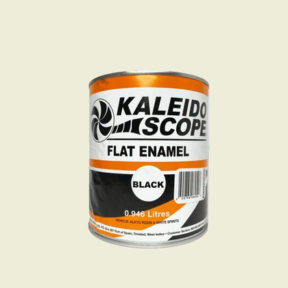 Kaleidoscope Flat Enamel Paint Black-29487