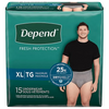 Depend Female Underwear Large 17 Count - 03600038531 Pie's Variety Store