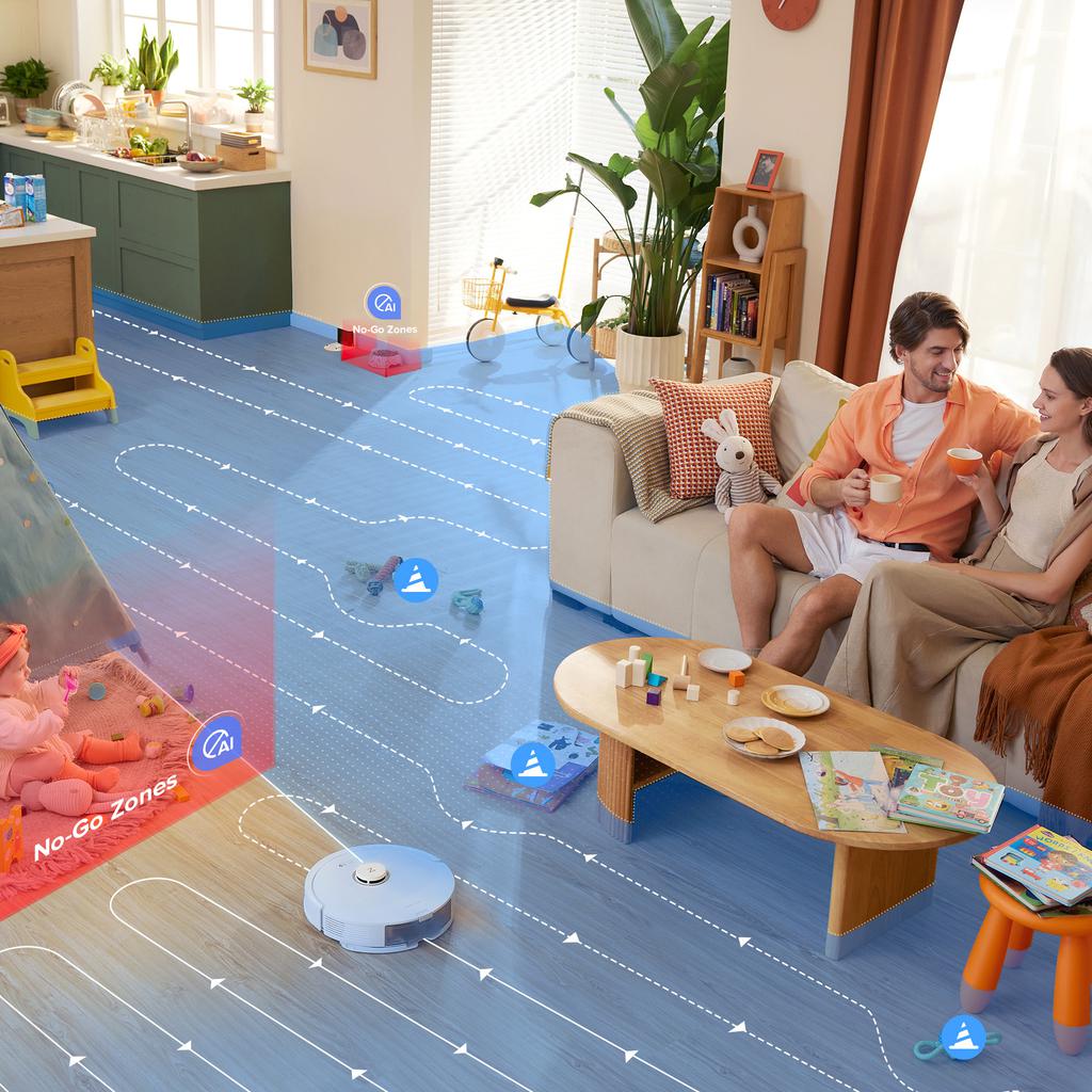 Roborock Robot Vacuum with Charging Dock and Intelligent Mopping System Q10VF-503473 ebuystt