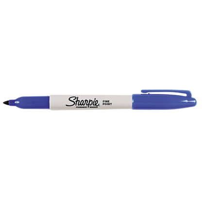 Sharpie Fine Point Permanent Markers, Blue, 1 Count - 7164130003 Pie's Variety Store