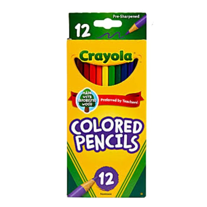 Crayola Coloured Pencils Twistable 12 Pack - 07166257408 Pie's Variety Store