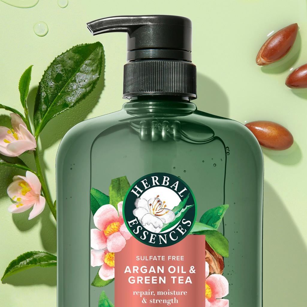 Herbal Essences Shampoo with Argan Oil and Green Tea 1 L / 33.8 oz -495858 ebuystt