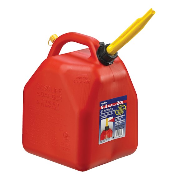 Scepter Self Venting Gasoline Can, Bright Red, with Position Spout. Ideal for Filing Vehicles, Grass Cutters, Generators and More - 07081, 07079, 07622 MEGA