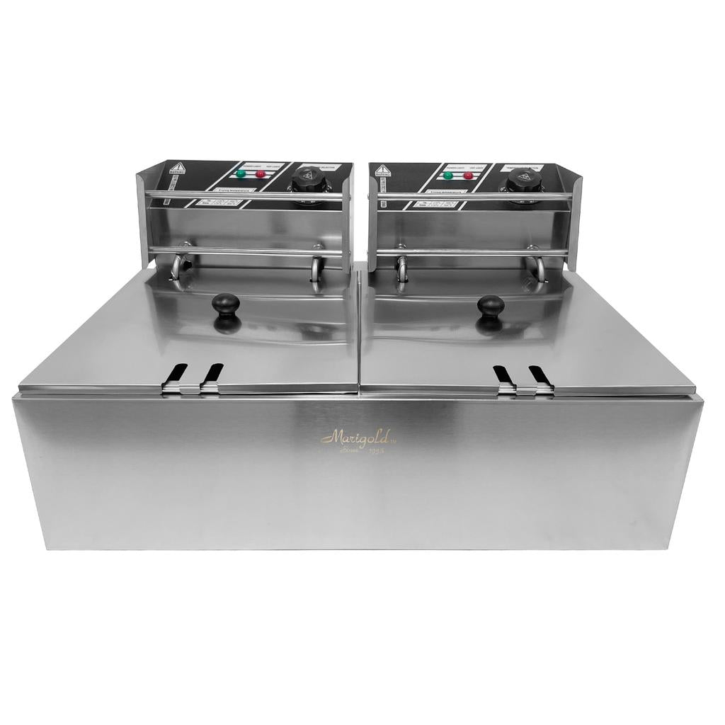 Marigold Professional Double Basket Fryer-509765 ebuystt