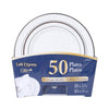 Café Express Premium Plastic Plates 50 Units - 498604