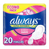 ALWAYS PANTY LINERS BREATHABLE SCENTED 20CT - APLBS20