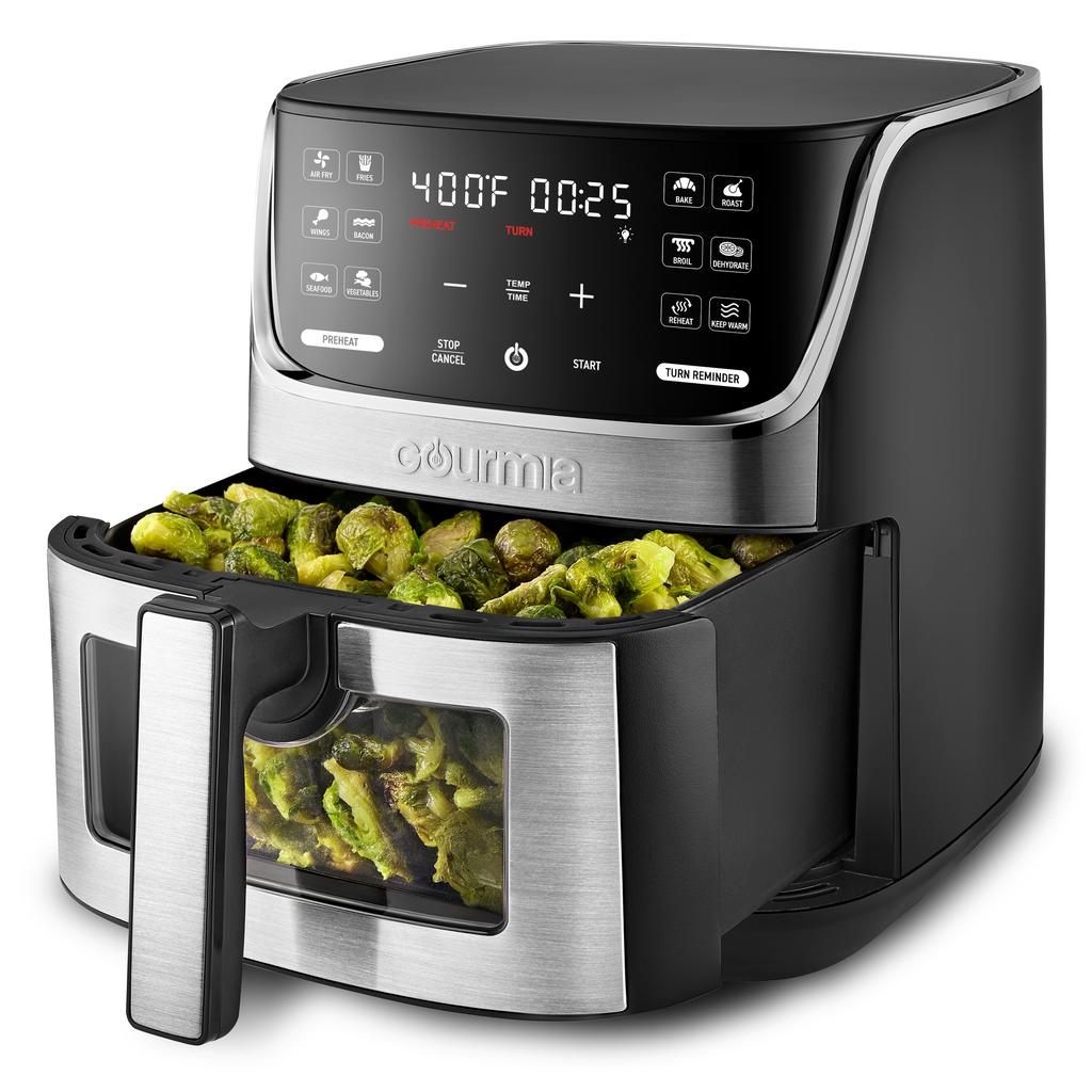 Gourmia Stainless Steel Air Fryer 6.62 L / 7 qt-487710 ebuystt