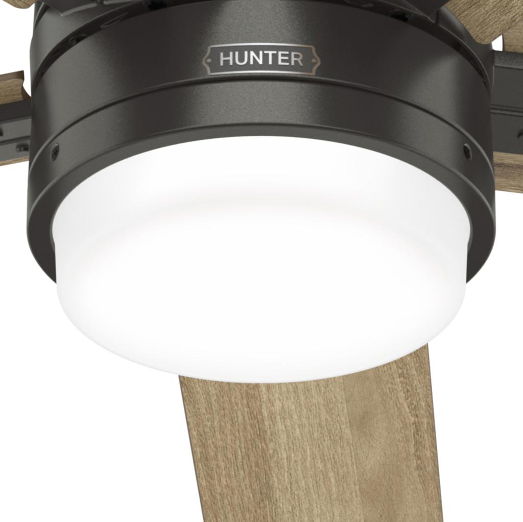 Hunter Fan Ceiling Fan with LED Light 37.24 cm x 132.08 cm x 132.08 cm / 14.66 in x 52 in x 52 in - 501060 ebuystt