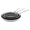 Henckels Stainless Steel Nonstick Fry Pan Set 3 Pieces - 493270