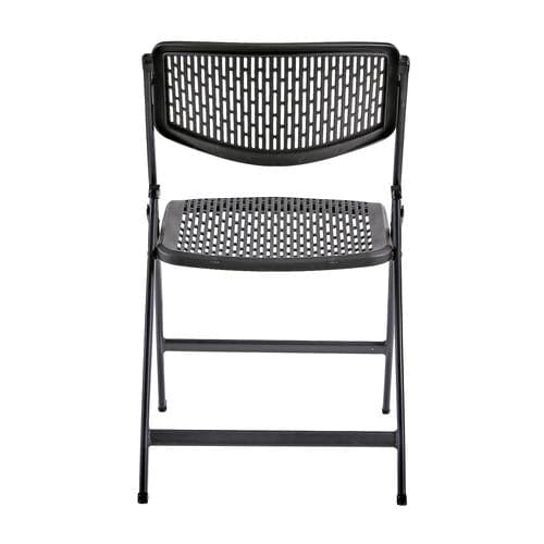 Genesis Folding Chair Black 48 cm x 56 cm x 82 cm / 18 inch x 22 Inch x 32 Inch - 395738 ebuystt