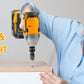 WORKSITE Brushless Cordless Impact Wrench 1/2 Inch 20V High Torque 4.0Ah Battery 280 ft-lbs(380 Nm) Impact Gun Tools No.CIW336 Worksite Power Tools
