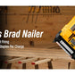 WORKSITE 2-In-1 Brad Nailer Stapler 18 Gauge Battery Powered Portable Nail Gun Compatible with 3/4 Inches~2Inches Nails and 3/4 Inches~1-9/16 inches Staples- CNT116 Worksite Power Tools