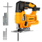 WORKSITE Corded Jig Saw 650W Electric Power Variable Speed 3000RPM Handheld Woodworking Cutting Wood Jig Saws-JS283-110V Worksite Power Tools